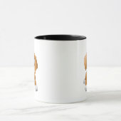 Mug Clipart Brown de chien (Centre)