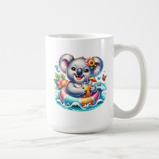 Mug Clipart de sublimation de koala d'été-97702 (Droite)