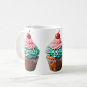 Mug Clipart d'illustration de dessert de Cupcake d'ann (Devant gauche)