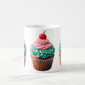 Mug Clipart d'illustration de dessert de Cupcake d'ann (Centre)