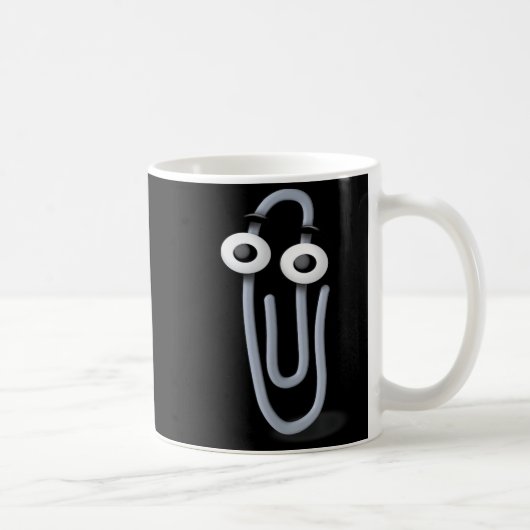 Mug Clippy Paper Clip Funny Meme Page Note (Droite)