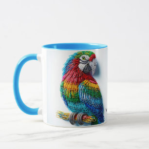 Mug Clips papier mignonne Imaginaire Oiseau
