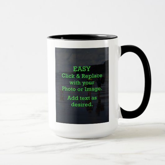 Mug Cliquez et remplacez facilement l'image pour créer (Droite)