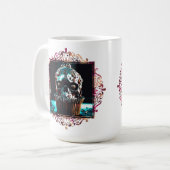 Mug Clocage Crâne Cupcake (Devant gauche)