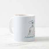 Mug Cloche à Ruban Bleu (Devant gauche)