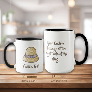 Mug Cloche Casquette Musique beige