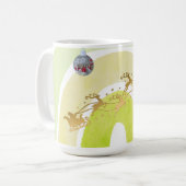Mug Cloche de Noël douce simple drôle mignonne (Devant gauche)