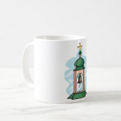 Mug Clocher de l'église orthodoxe rustique (Devant gauche)