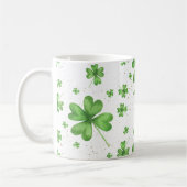 Mug Clocher vert à quatre feuilles (Gauche)