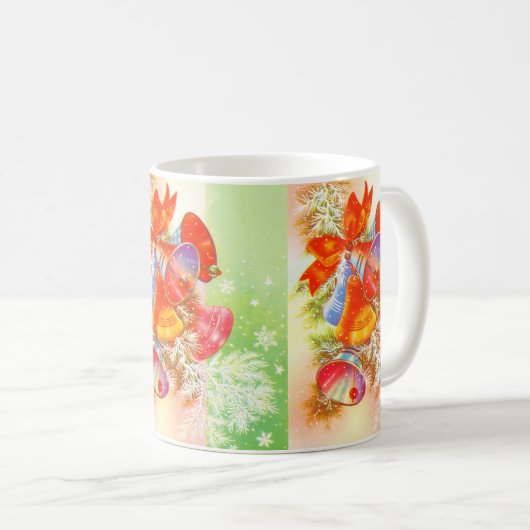 Mug cloches de Noël (Devant droit)