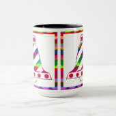 Mug Cloches de Noël multicolores (Centre)