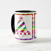 Mug Cloches de Noël multicolores (Devant gauche)