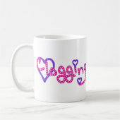Mug Clogging Love Stars Coeurs rose (Gauche)