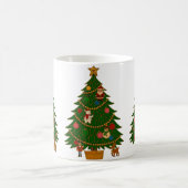 Mug Cloisonne Art Christmas Tree Character Ornaments (Centre)