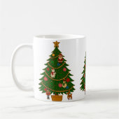 Mug Cloisonne Art Christmas Tree Character Ornaments (Gauche)