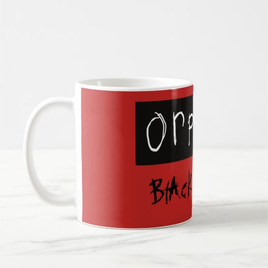 Mug Clone noir orphelin Sarah copiée (Gauche)