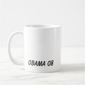 Mug clors, Obama 08 (Gauche)