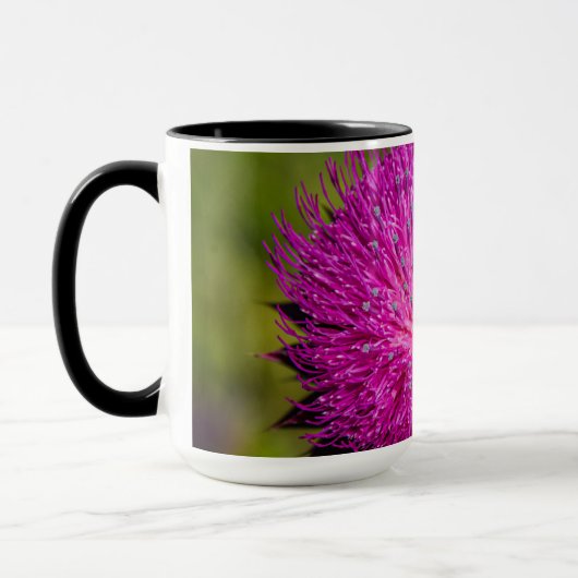 Mug Closeup de chardon de lait (Gauche)