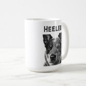 Mug Closeup Heeler (Chien à tête bleue) (Devant droit)