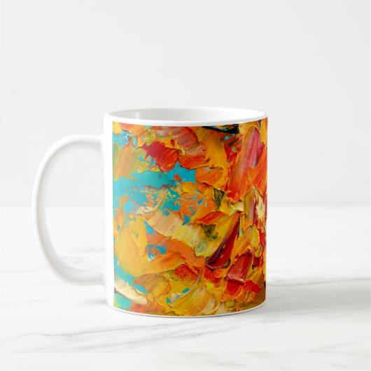 Mug Closeup macro texture fragment de la nageoire de p (Gauche)