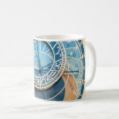 Mug Closeup on Prague Astronomical Clock, Czech R. (Devant droit)