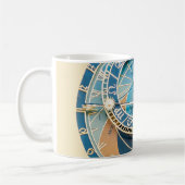Mug Closeup on Prague Astronomical Clock, Czech R. (Gauche)