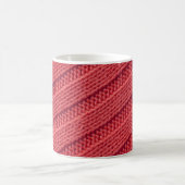 Mug Closeup stripy crochet texture. (Centre)