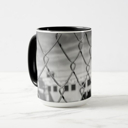 Mug Clôture à mailles (Devant gauche)