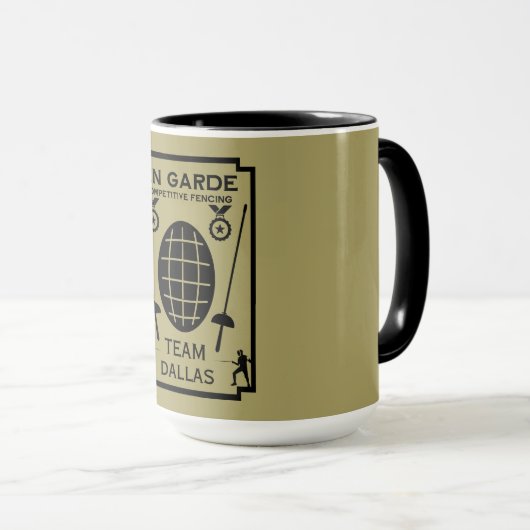 Mug Clôture de l'épée concurrentielle (Devant droit)
