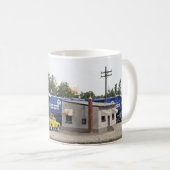 Mug Clôture du rail du modèle (Devant droit)