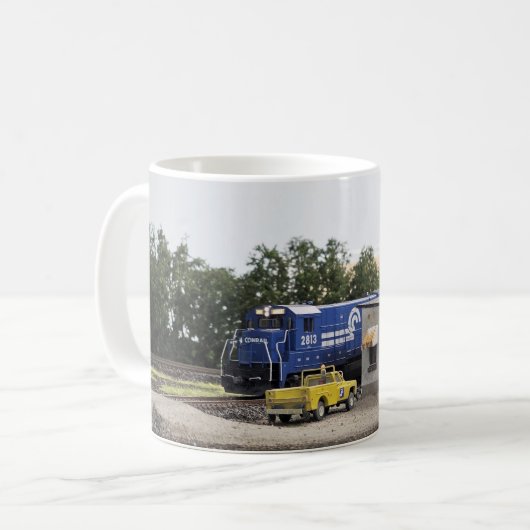 Mug Clôture du rail du modèle (Devant gauche)