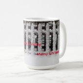 Mug clôture enneigée (Devant droit)