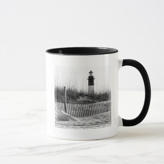 Mug Clôtures de plage et phare (Droite)