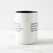 Mug Clôturez toutes les parenthèses (Centre)