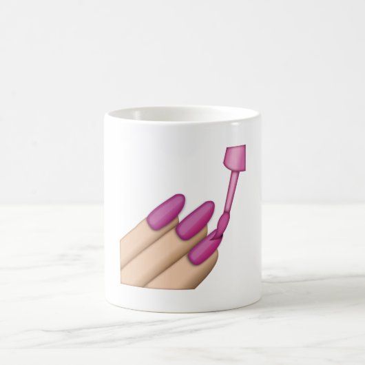 Mug Clou rose polonais - Emoji (Centre)