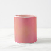 Mug Cloud à marbre rose et orange abstrait (Centre)