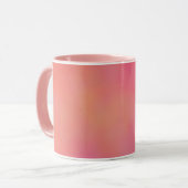 Mug Cloud à marbre rose et orange abstrait (Devant gauche)