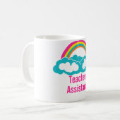 Mug Cloud adjoint de l'enseignant Arc-en-ciel (Devant gauche)