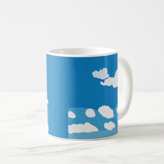 Mug Cloud Blue Sky (Devant droit)