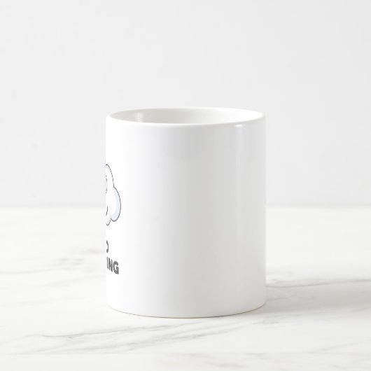Mug Cloud Computing Funny Ordinateur Météo Pun (Centre)