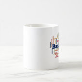 Mug Cloud de mot de basket-ball (Centre)