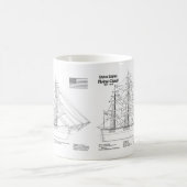 Mug Cloud de vol de l'expédition clipper - Blueprint B (Centre)