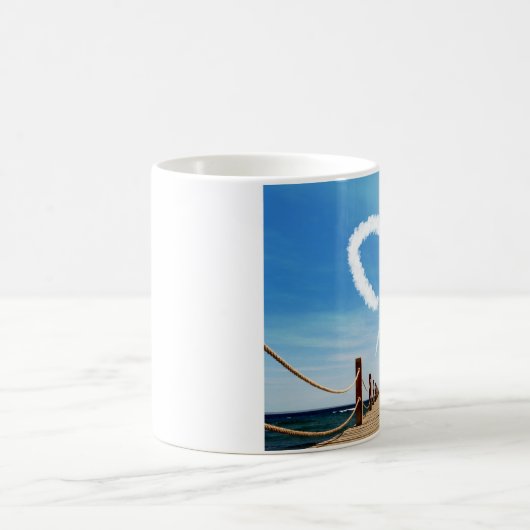 Mug Cloud en forme de coeur sans fin (Centre)