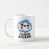 Mug Cloud Et Clair Funky Météo Pun (Gauche)