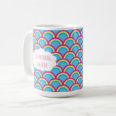Mug Cloud Motif arc-en-ciel brillant (Devant gauche)