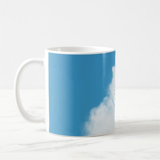 Mug Clouds de chat Ciel bleu (Gauche)