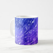 Mug Clouds Mandala bleu violet Boho Bohemian (Devant gauche)