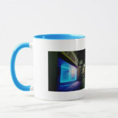 Mug Clous chanceux - bleu de cool dans le double de (Gauche)