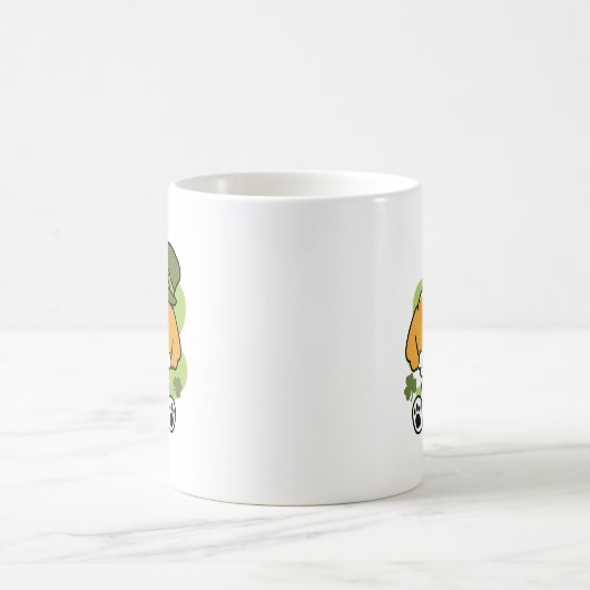 Mug Clover Pup Love - St. Patrick's Day Chien Design (Centre)