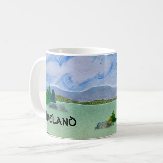 Mug Clover Shamrock de la Saint Patrick (Devant gauche)